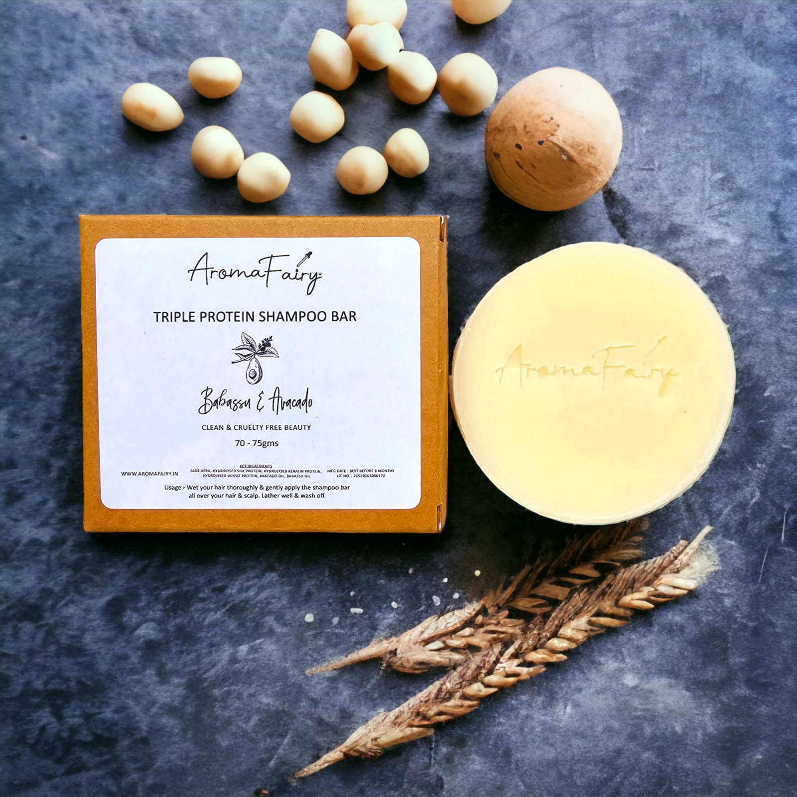 Triple Protein Shampoo Bar